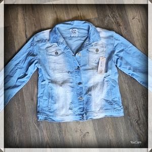BlueTopic Woman's XXL Denim Jacket NWT